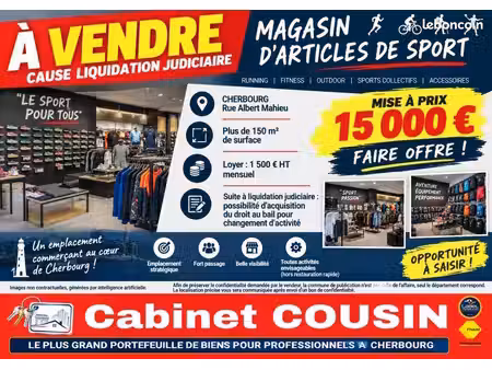 fonds de commerce divers cherbourg en cotentin