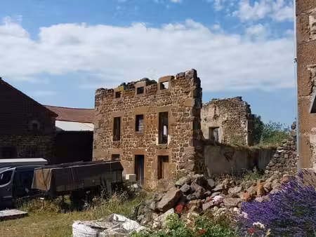 bâtisse en pierre de 1853 à faire renaître - projet de rénovation intégrale