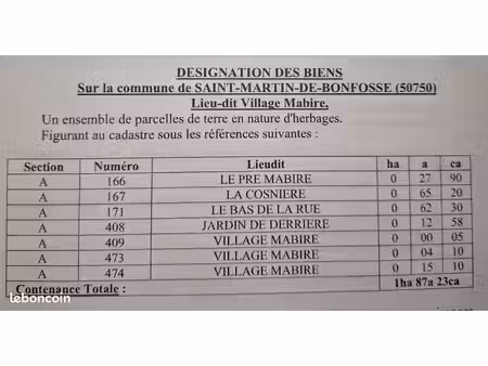 a vendre ou a louer terrains