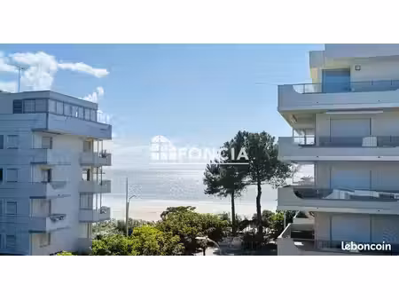 la baule : appartement 4 pièces – dernier étage – vue mer – esplanade benoît
