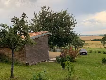 chalet de loisirs situé à gironville  sur un terrain de 800 m²  non constructible  bien sa