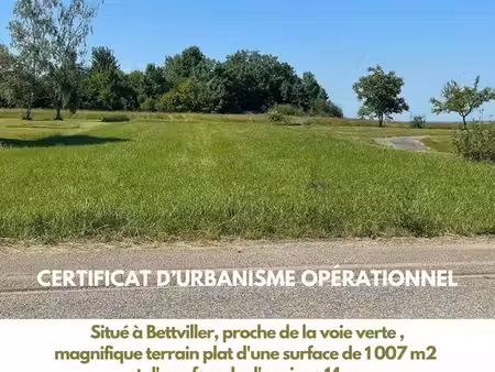 terrain à vendre à bettviller (57) dans quartier résidentiel
