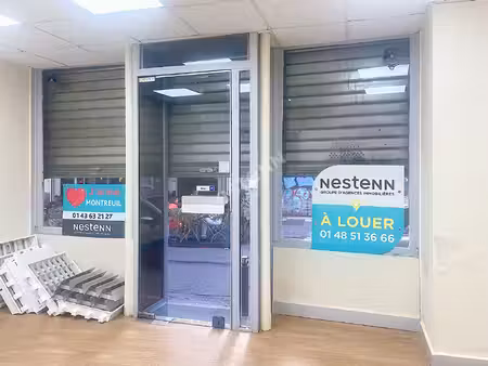 local commercial à louer - 28 m² - bas montreuil  montreuil