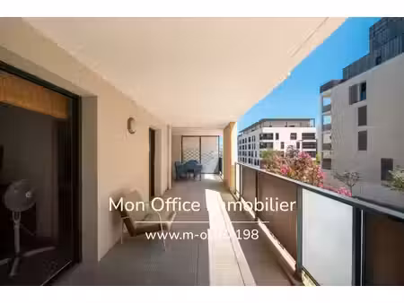 référence : 7198-pan. - appartement 2 pièces de 45 m² avec terrasse et garage