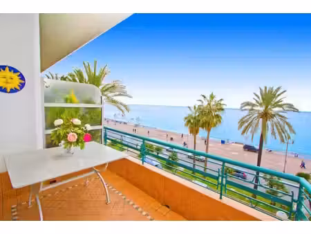 3 pièces vue mer proche meridien - promenade des anglais