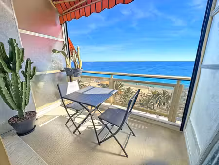 3p étage élevé – vue mer promenade des anglais