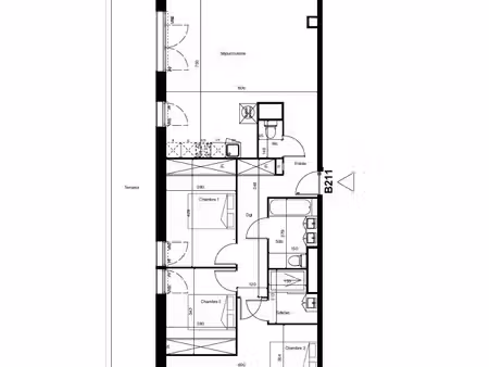 dernier etage et grannde terrasse