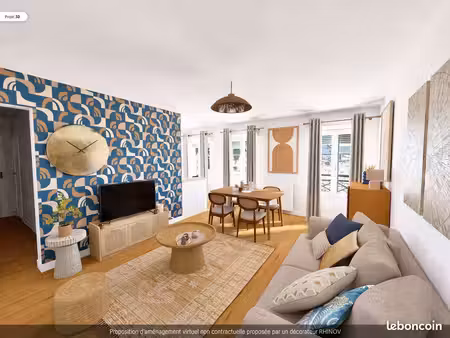 neuilly en thelle : appartement 2 pièces - 51 m²