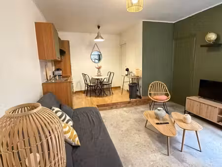 lille   appartement déco soignée  avec accès cour intérieure végétalisée et à 2 pas du mét