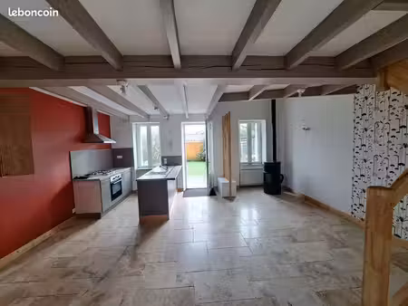 agreable maison centre ville 3pieces+