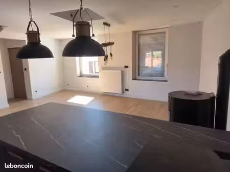 à louer – appartement en duplex 150 m² avec grand hangar– cœur de bouthéon