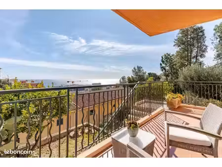 appt 2p  beausoleil (près monaco)  vue mer et jardin