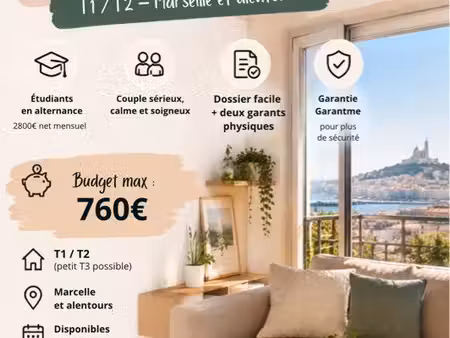 cherche une location t2 marseille