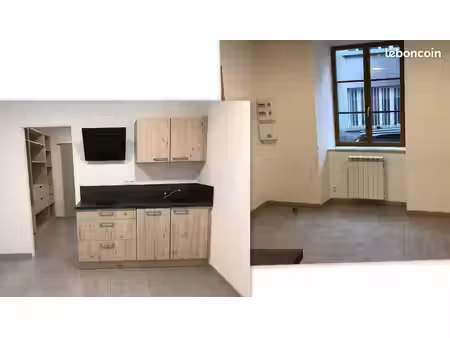 appartement t2 rénové au centre-ville de poligny