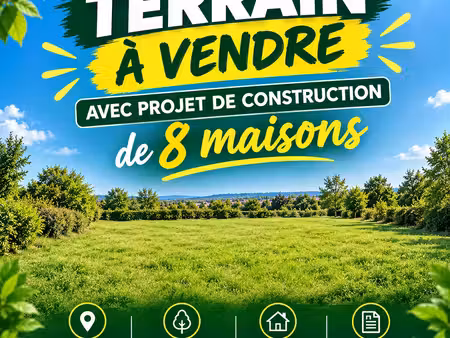 projet promotion : terrain à vendre pour decoupage parcellai