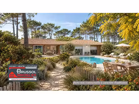 maison et terrain de 3000 m2 face au lac première ligne laca