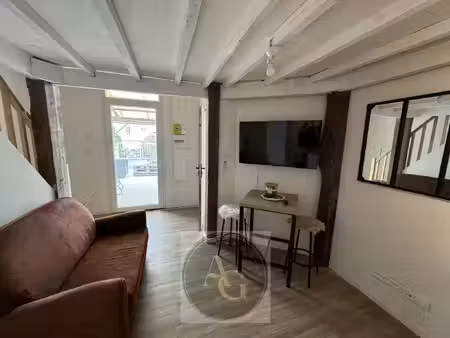 t1 bis avec climatisation  toit terrasse  immeuble sécurisé
