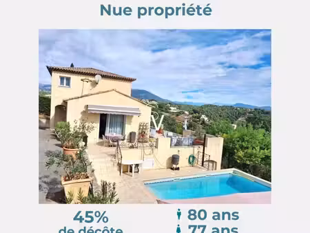 nue propriété - maison t6 de 135 m2 - monsieur 80 ans  madame 77 ans