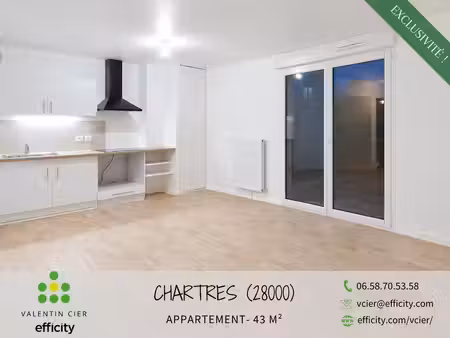 appartement 2 pièces - 43 m²