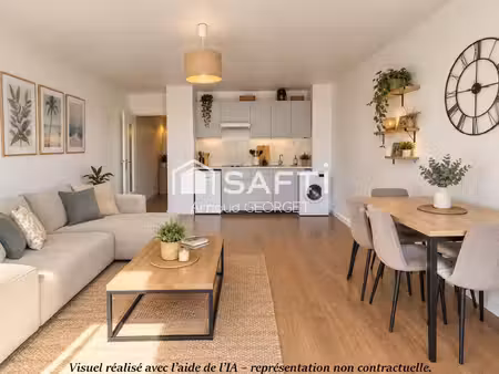studio 32 m² avec balcon  parking et cave