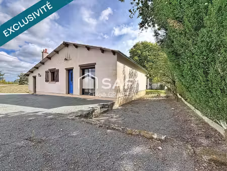 maison de plain-pied  89 m² habitables  garage