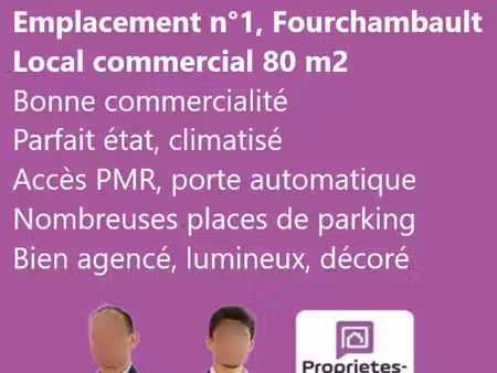 vente commerce fourchambault 58600 80m²