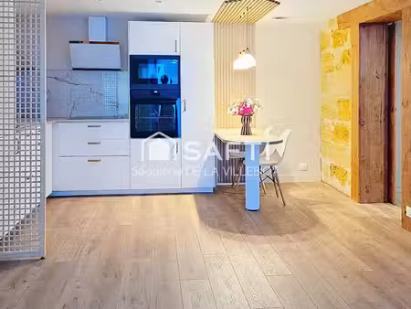 type 2 rénové avec terrasse de 15 m²