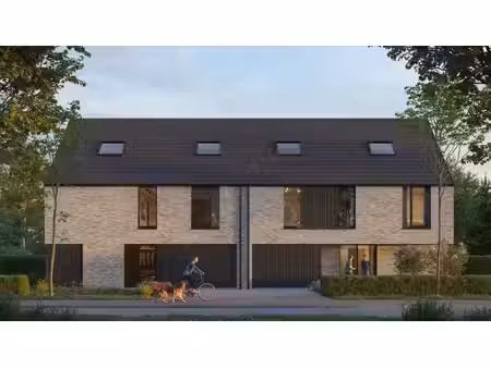 uitzonderlijk ruime halfopen nieuwbouwwoning in rumst
