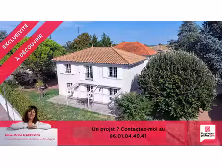 solaize - maison de caractère avec sous-sol et terrain piscinable