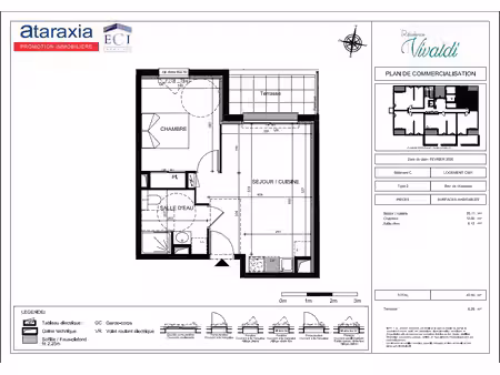 appartement 2 pièces 41 m² à louer tours 37100 ? | era immobilier