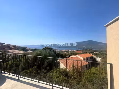 propriano - t3 vue mer avec terrasse - 85m2