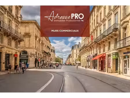 vente commerce bordeaux 33000 145m²