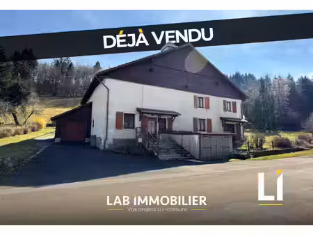 achat maison 5 pièces 107m² courtefontaine 25470