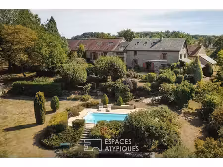 l'authentique bourguignonne : longère de prestige et vue sur la vallée