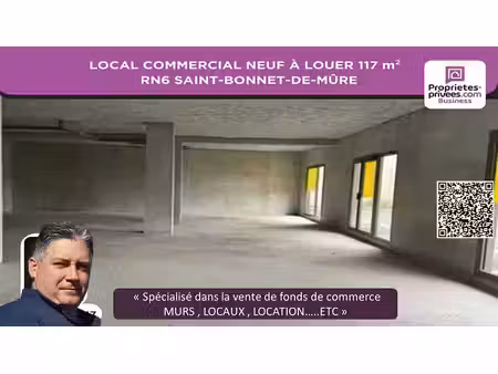 location locaux professionnels 117 m² à saint-bonnet-de-mure (69720)  4 428 €