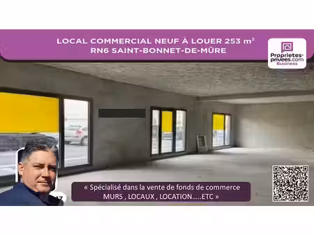 location locaux professionnels 253 m² à saint-bonnet-de-mure (69720)  4 428 €