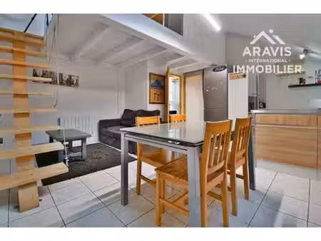 bel appartement meublé de 29.87 m2 situé au centre de thônes