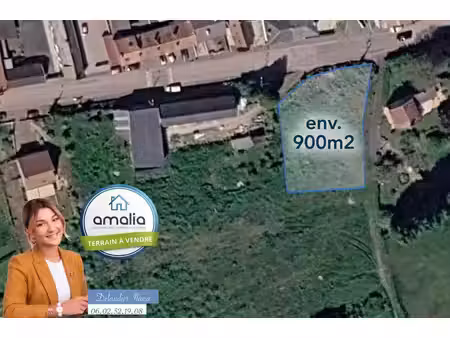 achat terrain 900m² cambrai 59400