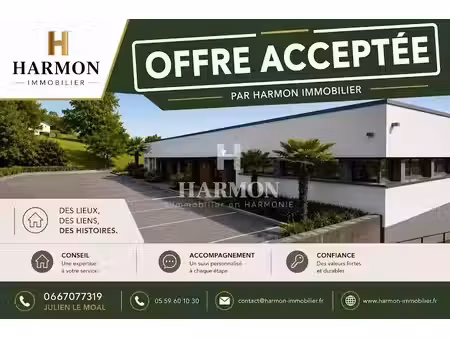 vente locaux professionnels 7 pièces 160 m² à mourenx (64150)  230 000 €