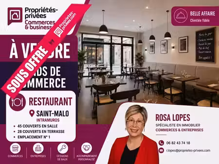 vente locaux professionnels 60 m² à saint-malo (35400)  429 000 €
