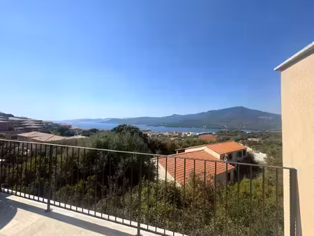 propriano - t3 vue mer avec terrasse - 85m2