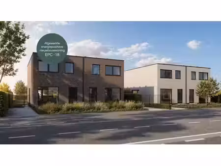 afgewerkte energiepositieve (epc -18) nieuwbouwwoning