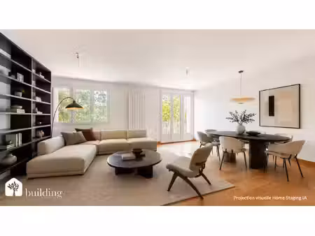 a vendre - neuilly-sur-seine proche saussaye - appartement 6 pièces avec balcon de 97.10m²