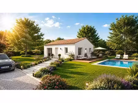 terrain avec maison neuf à vendre