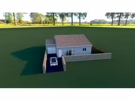 terrain avec maison neuf à vendre