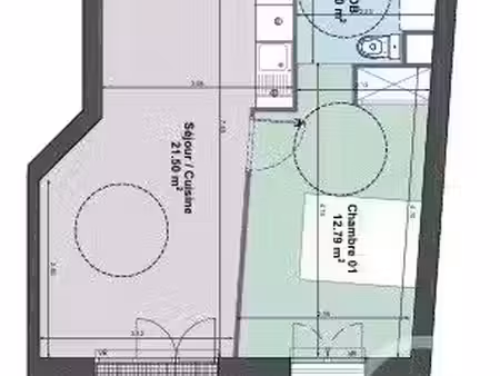 vente appartement 2 pièces 48 m² thiais (94320)