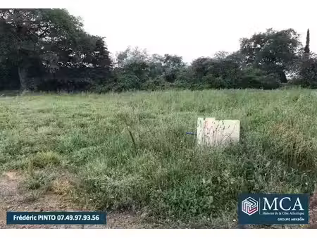 vente terrain 500 m² à benquet (40280)  64 900 €
