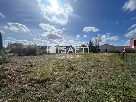 vente terrain à batir 599 m² à la remaudière (44430)  78 500 €