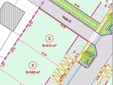 vente terrain 413 m² à saint-augustin (17570)  93 450 €