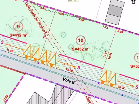 vente terrain 432 m² à saint-augustin (17570)  92 400 €